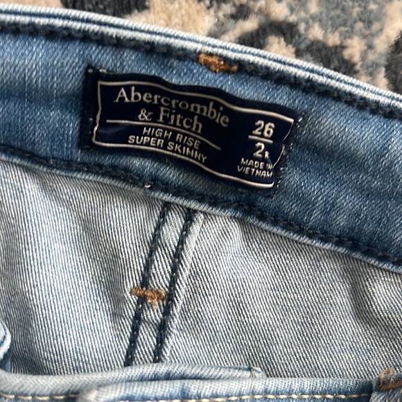 Ambercrombie and fitch super skinny jeans high rise - Picture 3 of 3